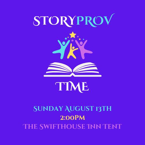 Audience volunteers perform in the show and help make up a story on the spot! All ages welcome!